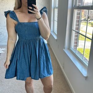 Denim Chambray Dress- nwt